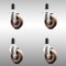 Service Caster 4 Inch 316SS High Temp Glass Filled Nylon 1-3/8 Inch Expanding Stem Caster Set SCC-SS316EX20S414-GFNSHT-138-4 - alternate 3